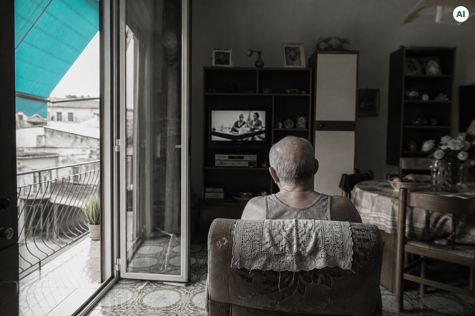 Canone Rai sulla pensione: 11 rate da 8,18 euro — immagine generata con IA