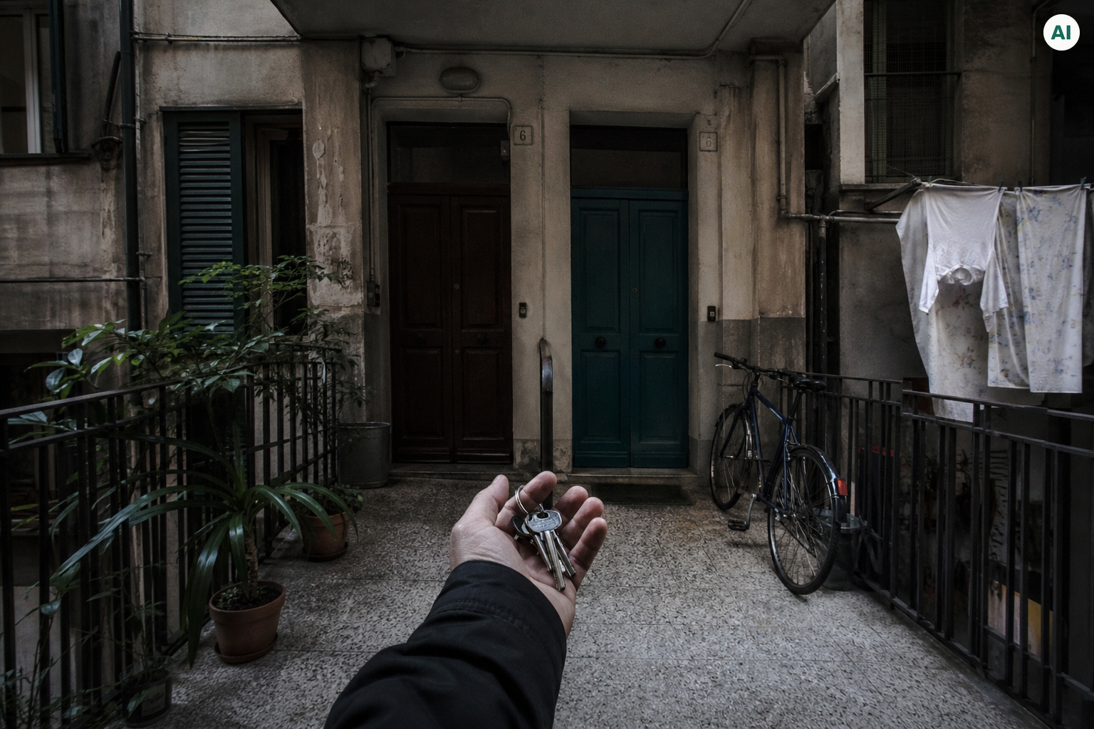 IMU due case unite di fatto: esenzione su una sola — immagine generata con IA